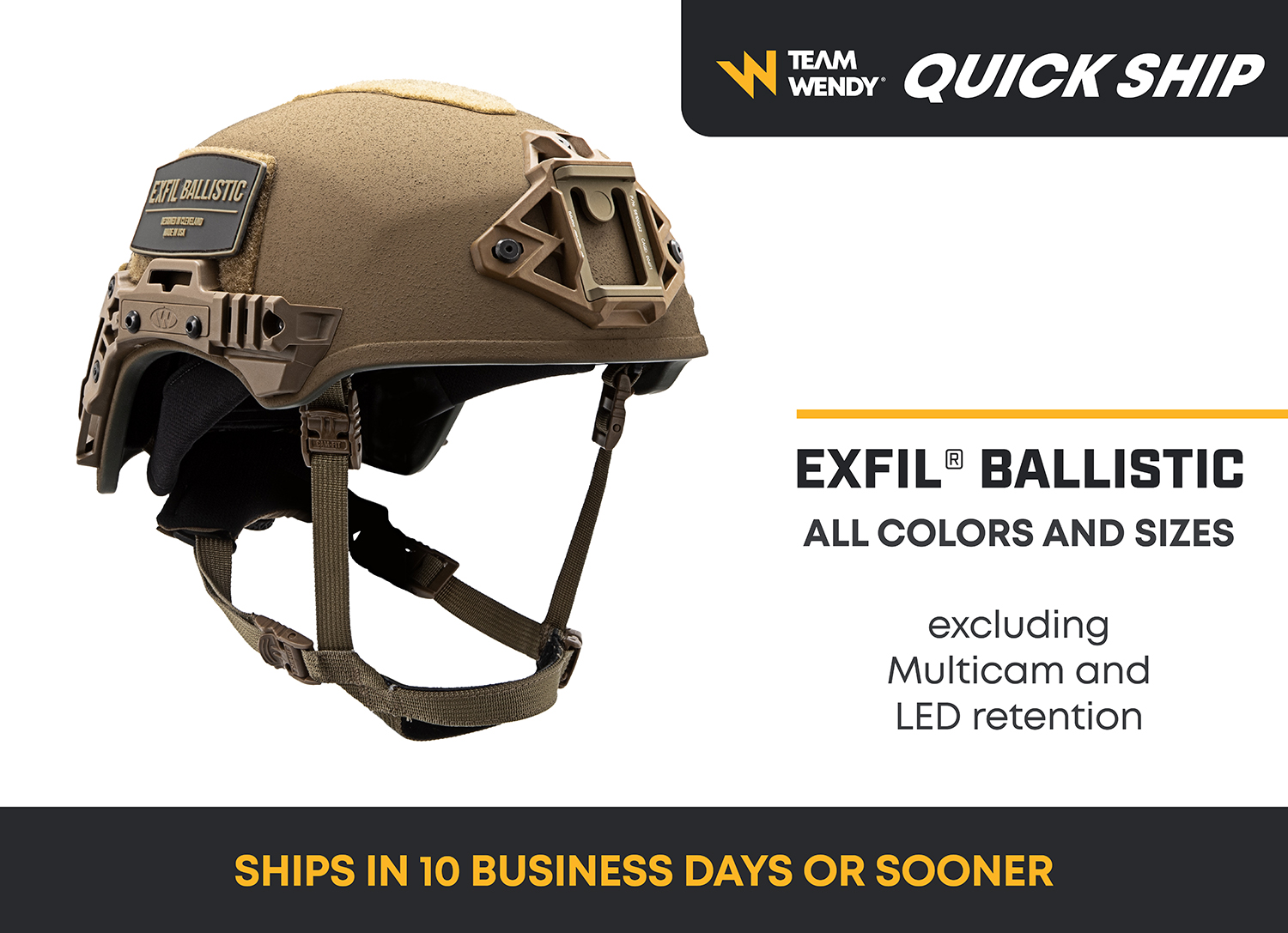 Team Wendy® EXFIL® Ballistic Helmet | Team Wendy